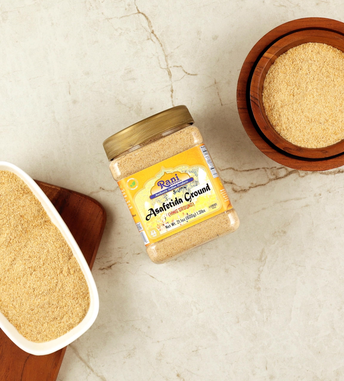 Rani Asafetida (Hing) Ground 21oz (600g) 1.3lbs PET Jar