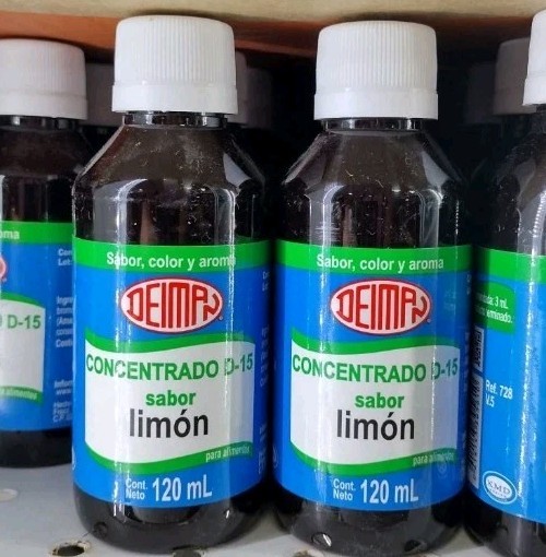 2X DEIMAN LIMON ( LIME ) CONCENTRATE – 2 BOTTLES OF 4.1oz (120ml) EACH