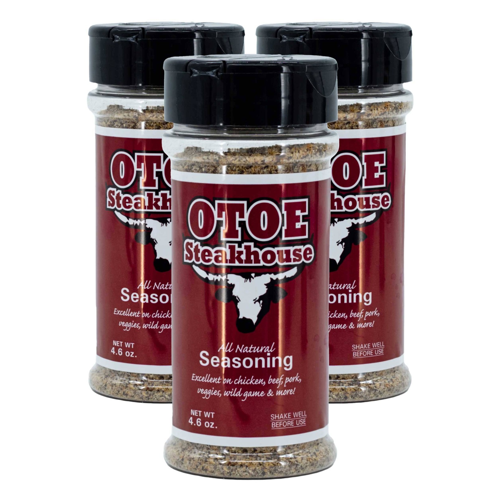 Otoe Steakhouse Original Seasoning | Pack of 3 | 4.6 oz