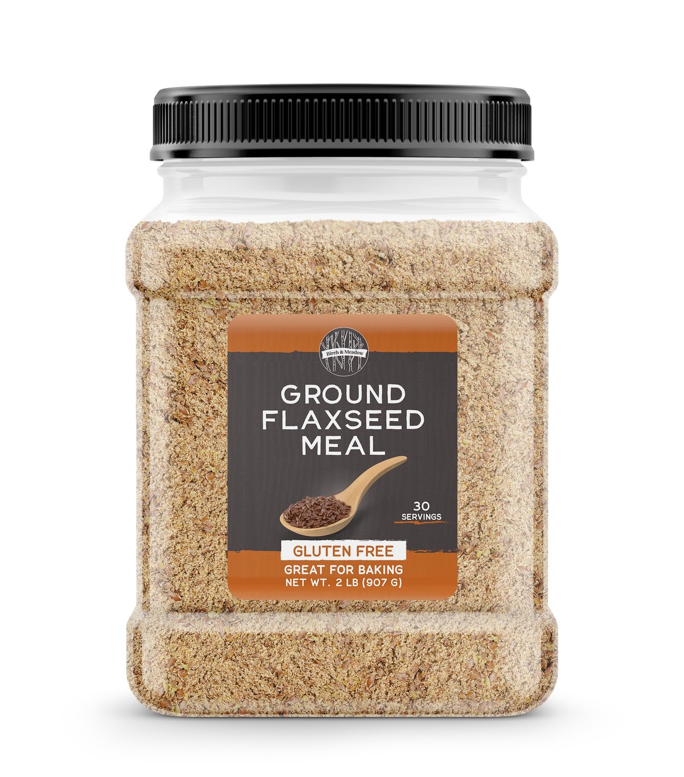 2 lb Ground Flaxseed Meal, Gluten Free, Rich in Fiber