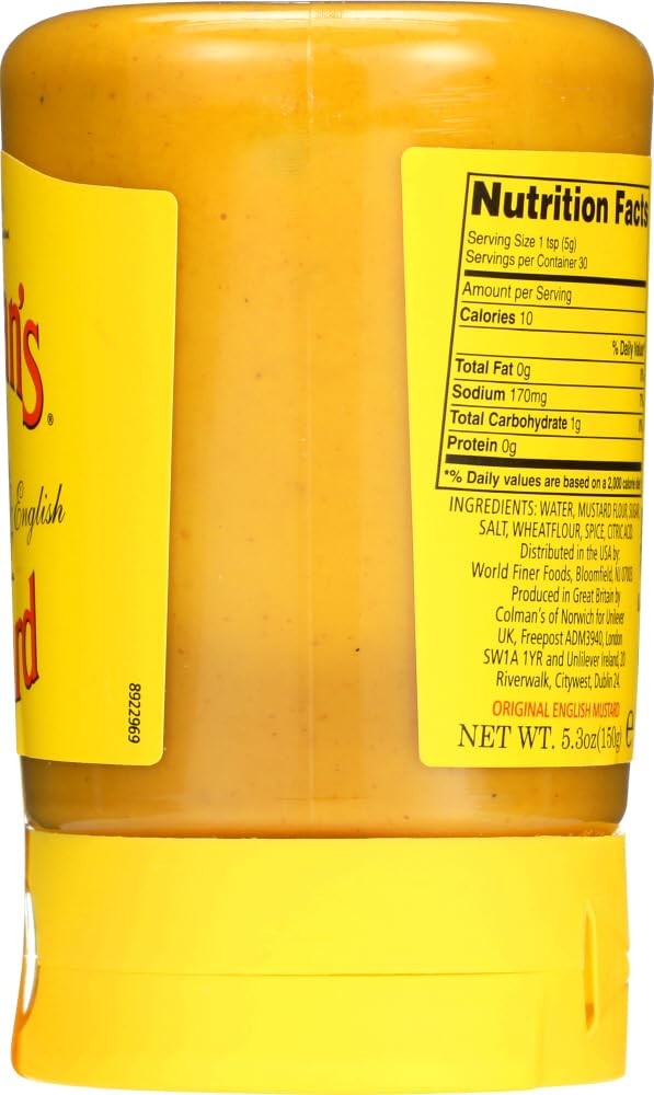 Original English Squeezy Mustard 150g – Pack of 2