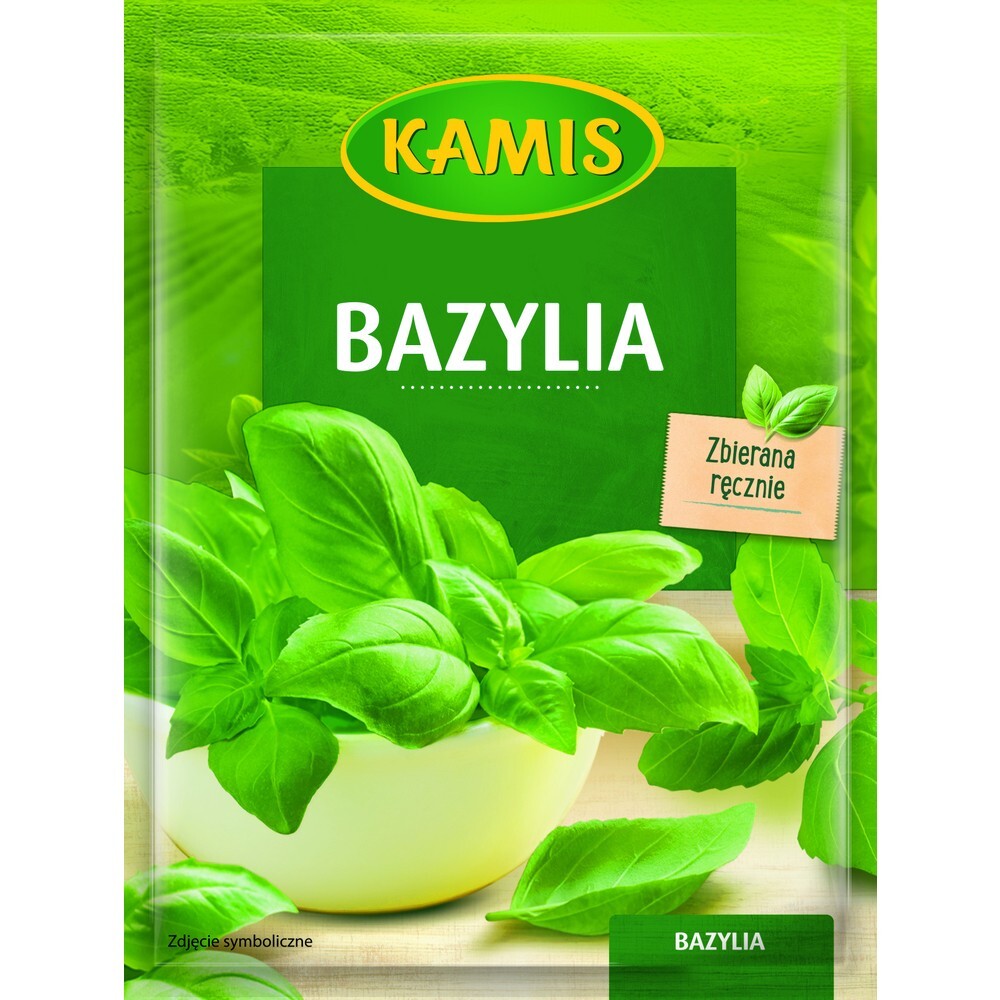 PACK OF 5 KAMIS SPICE HERBS BASIL 8G 0.2OZ.