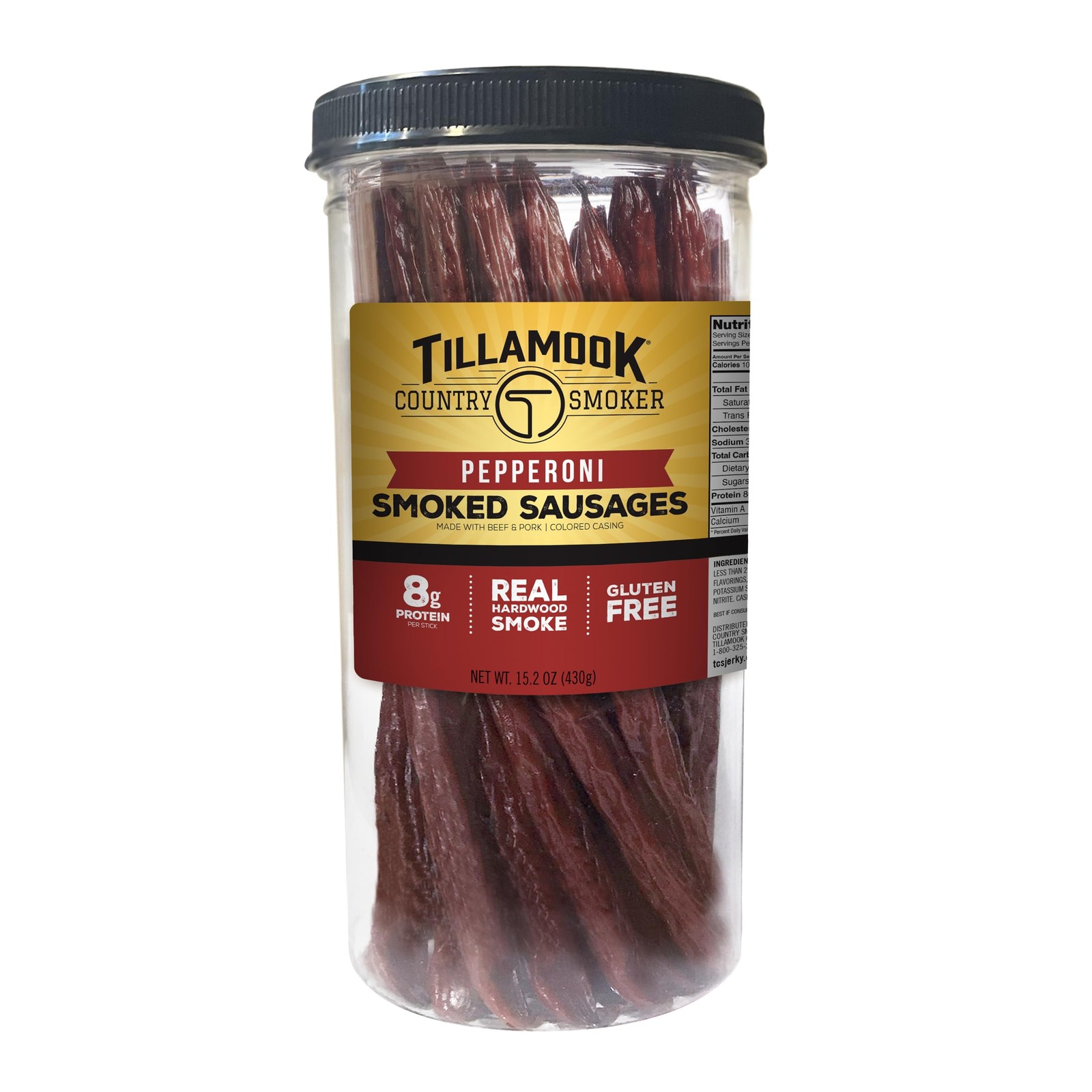Tillamook Country Smoker Real Hardwood Smoked 15.2 Ounce (Pack of 1)
