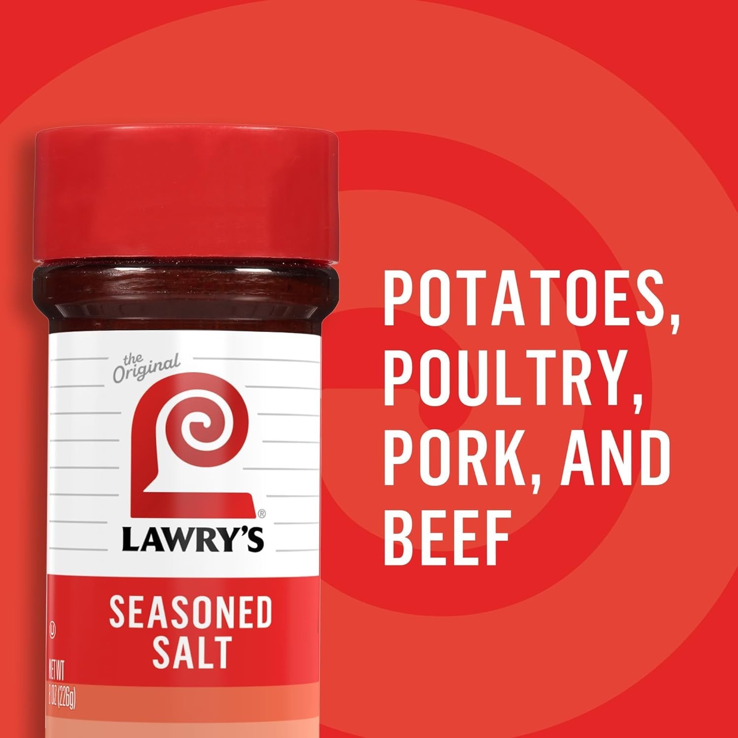 Convenient 8 oz Lawry’s Seasoned Salt – The Essential All-Purpose Seasoning