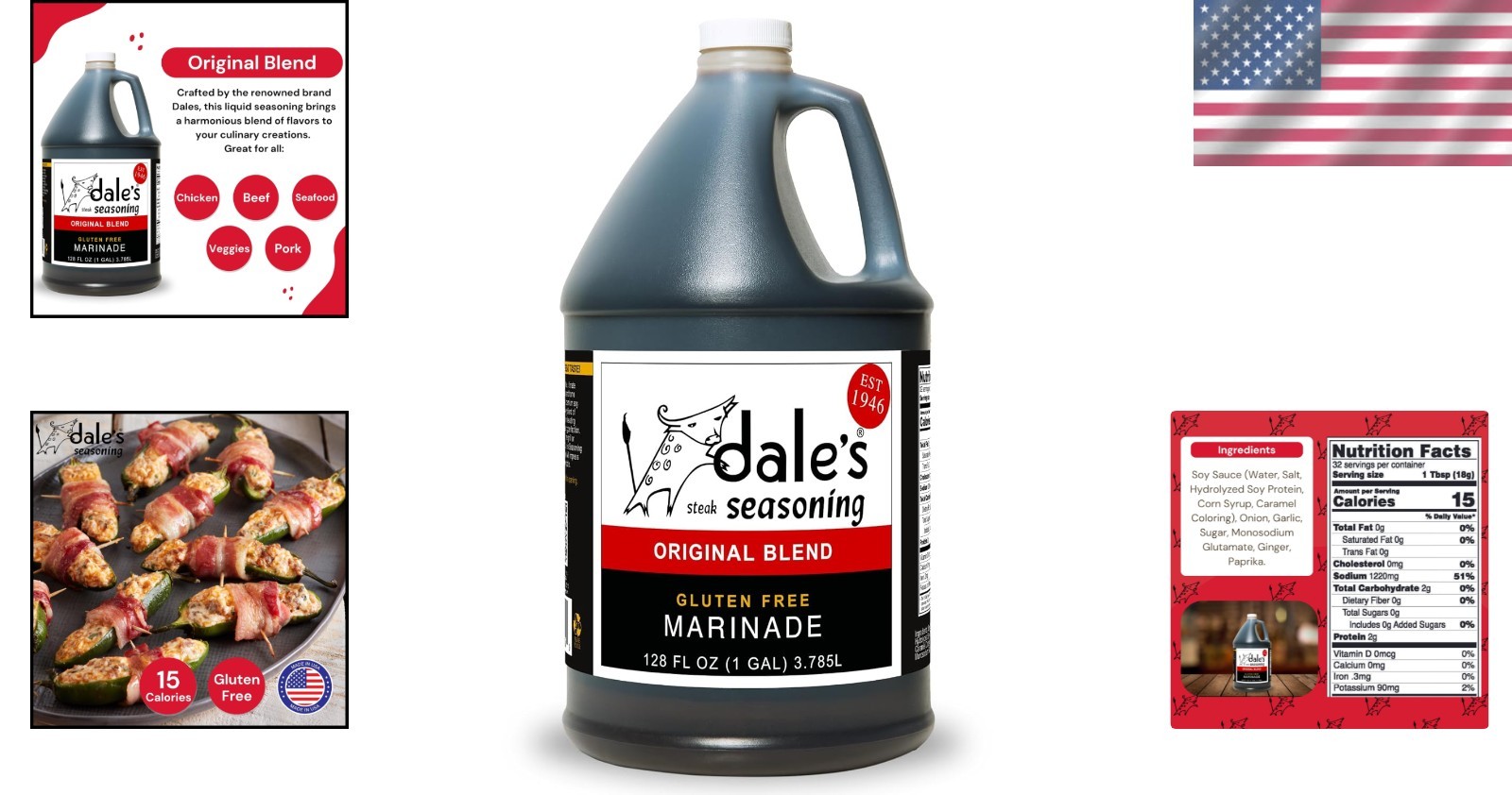 Dale’s Family Size Steak Marinade, 1 Gallon