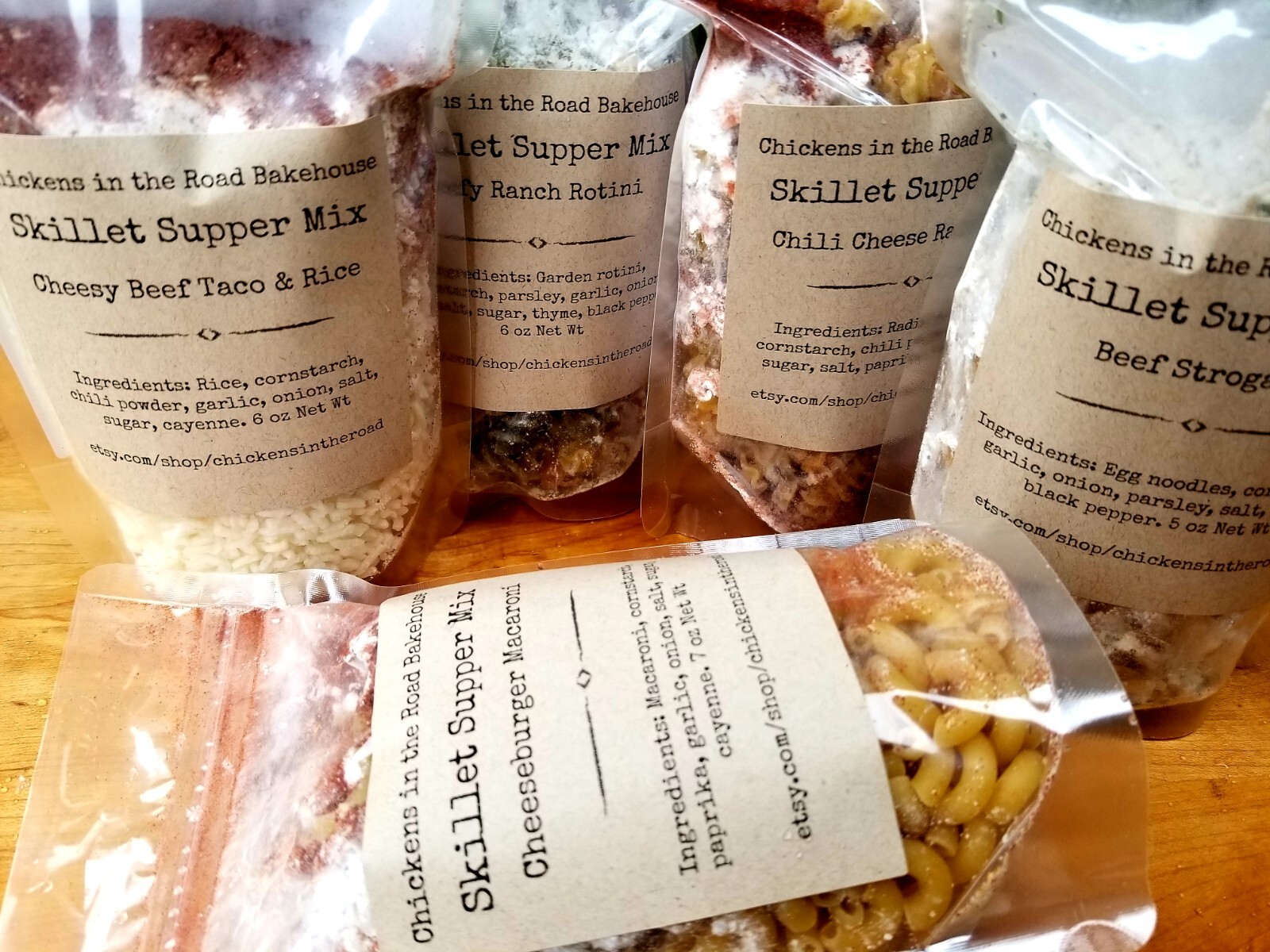 1 Skillet Supper Mix, 1 Mix, Hand-crafted Mix, Meal Mix, Dinner Mix, Pasta Mix