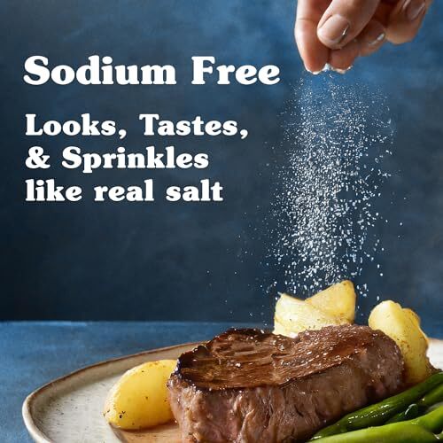 NU Salt Sodium-Free Salt Substitute 2 Pack Contains Potassium Chloride Table …
