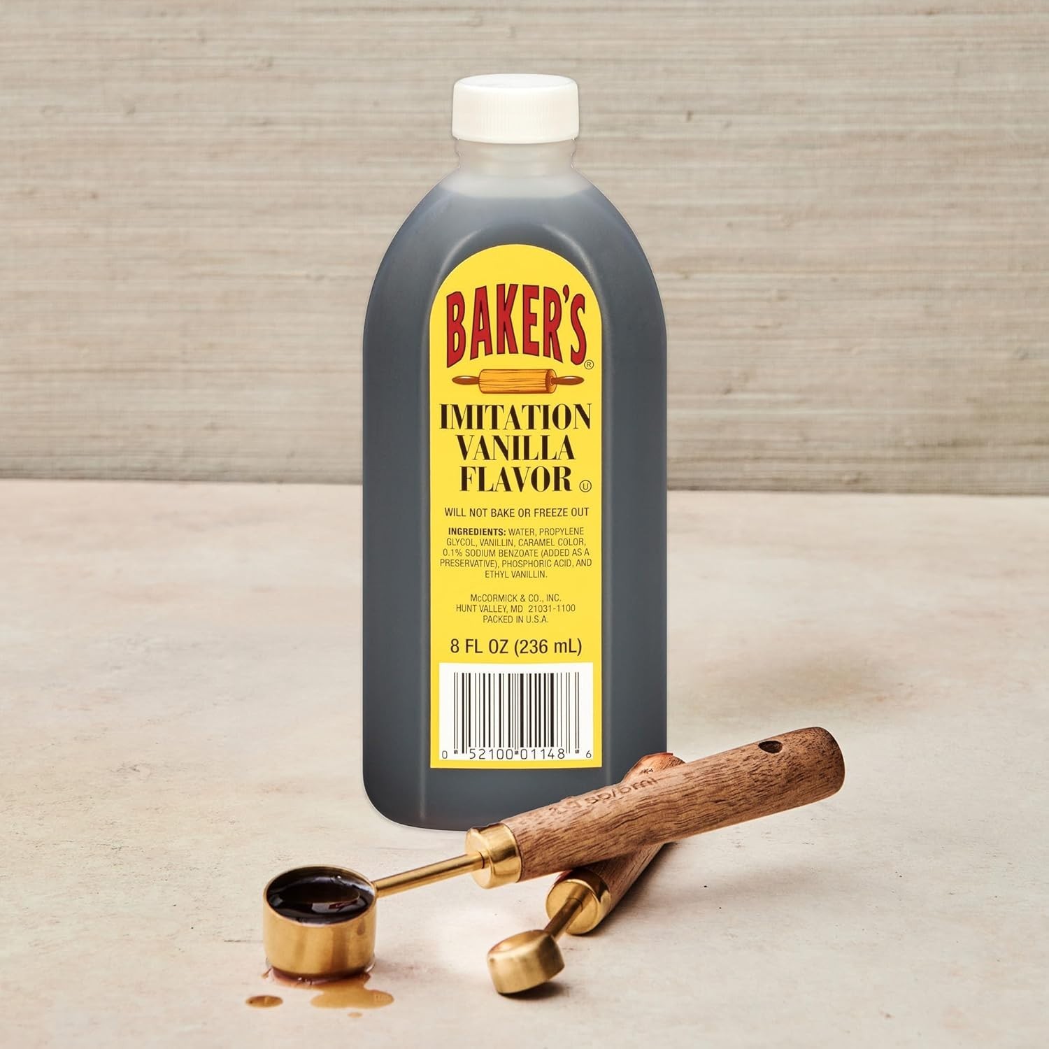 Versatile Imitation Vanilla Extract – 8 fl oz Bottles, Perfect for All Bakes