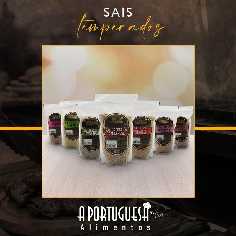 BR Corner | A Portuguesa Brazilian Seasoning Salt for BBQ 17.63oz | Tempero Sal