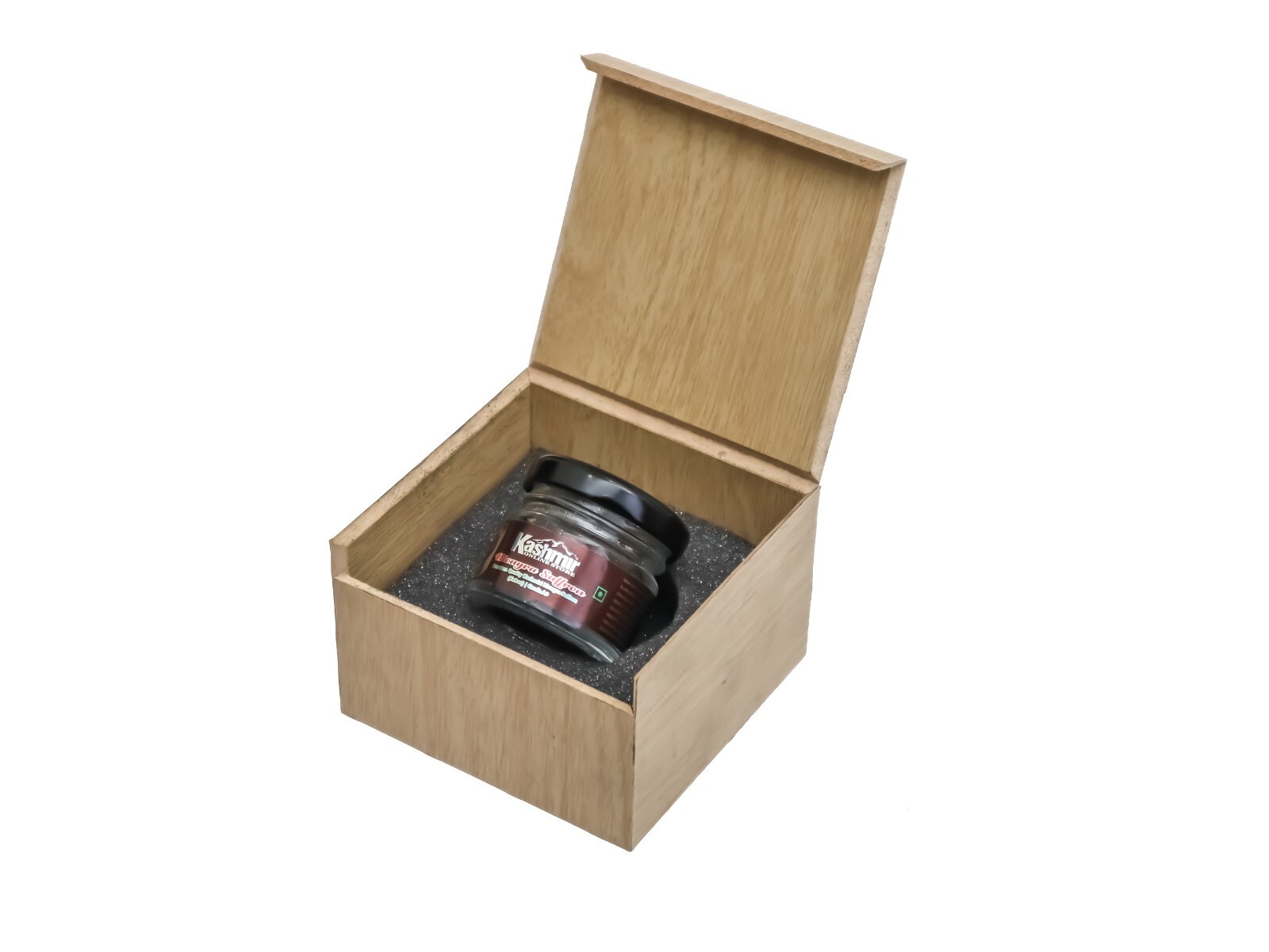 A+ Grade Premium Quality Red Kashmiri Saffron Original Pure 1Gm Kesar Spice Box.