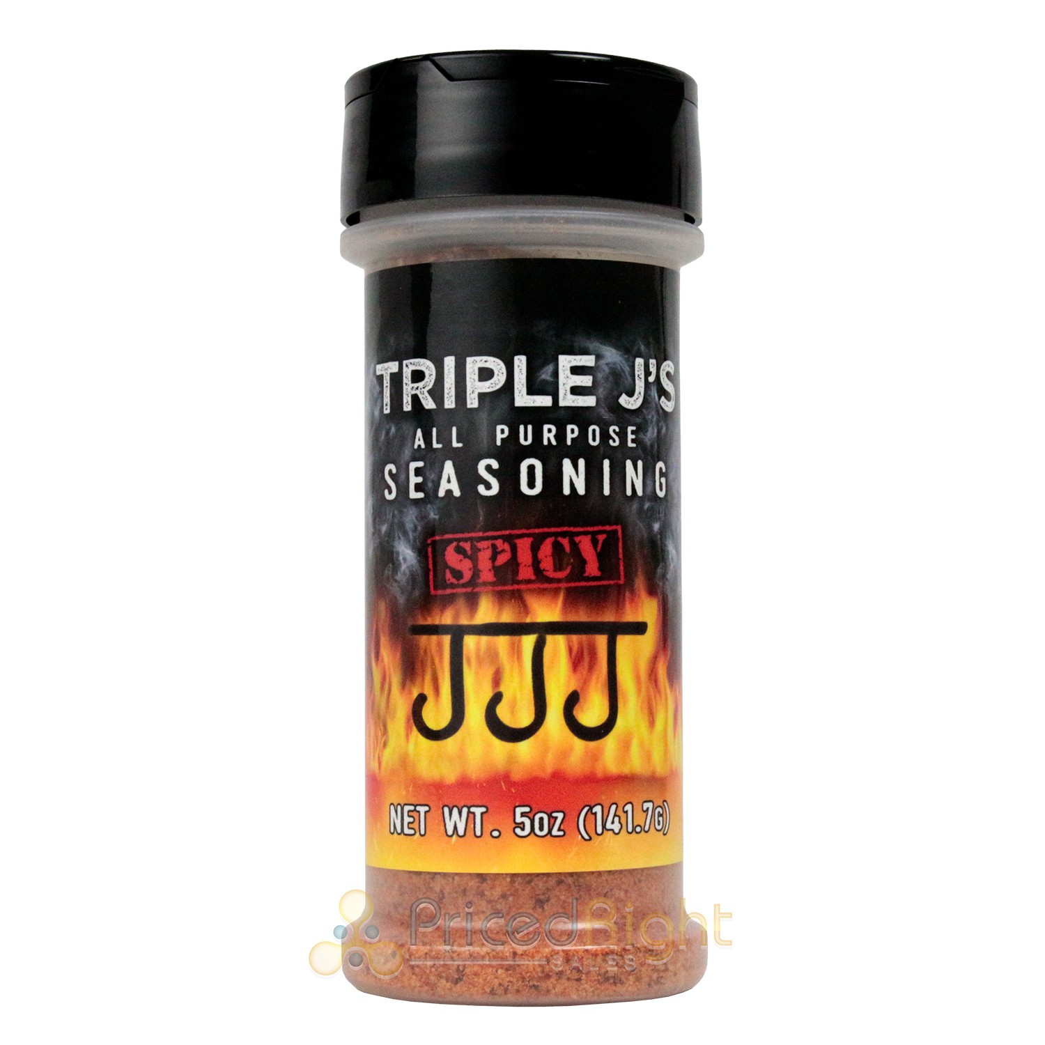 Triple J’s All Purpose Spicy Seasoning Beef Pork Poultry Fish Gluten Free 5 oz