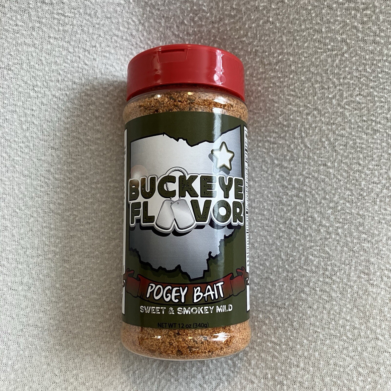 Buckeye Flavor Pogey Bait Sweet & Smokey Seasoning Rub 12 oz. – New Product