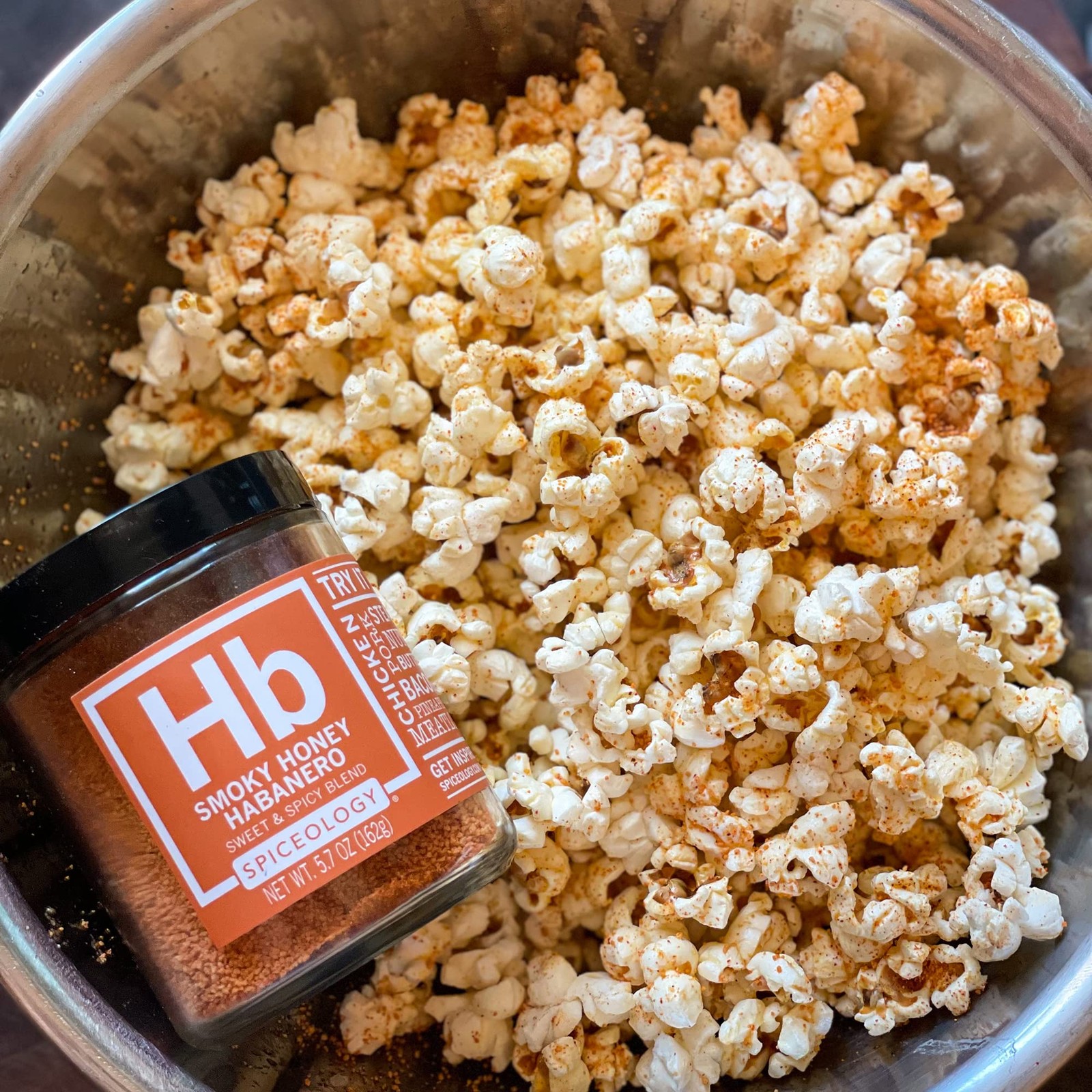 Spiceology Smoky Honey Habanero Seasoning Sweet & Spicy BBQ Rub 5.7 oz