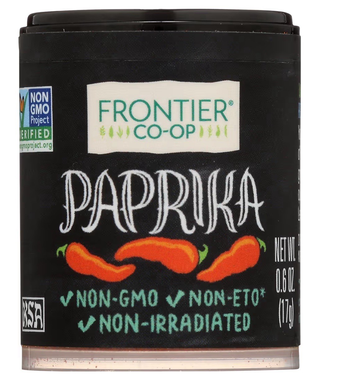 Frontier Co-op Paprika 0.6 oz Pack of 2 Kosher Organic Certified