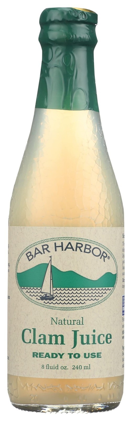 Natural Clam Juice 8 Oz. Gluten Free Soups Sauces Chowders Cooking Base