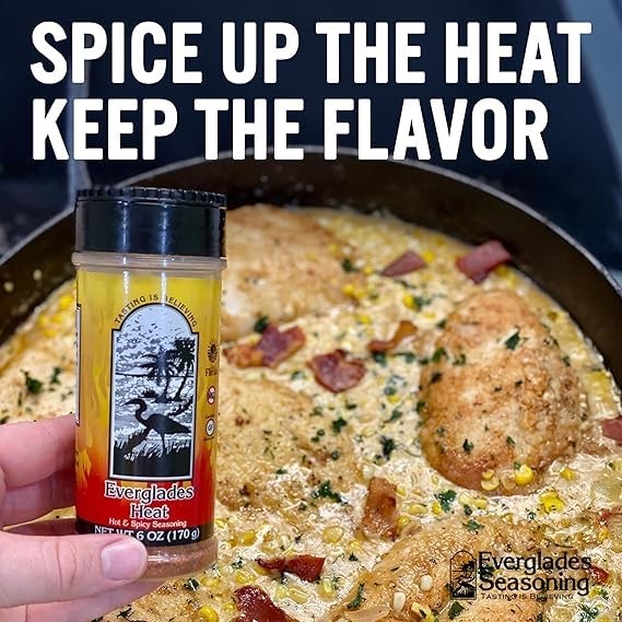 Everglades Heat Seasoning Spicy Blend for Chicken Wings, 6 Ounce (Pack of 2)
