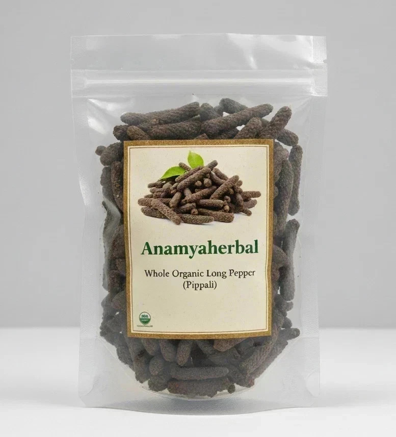 Organic Long Pepper Indian whole Long Pepper Pippali Select Pack