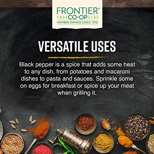 Frontier Co op Organic Black Pepper 663 Ounce Resealable Kosher Spice