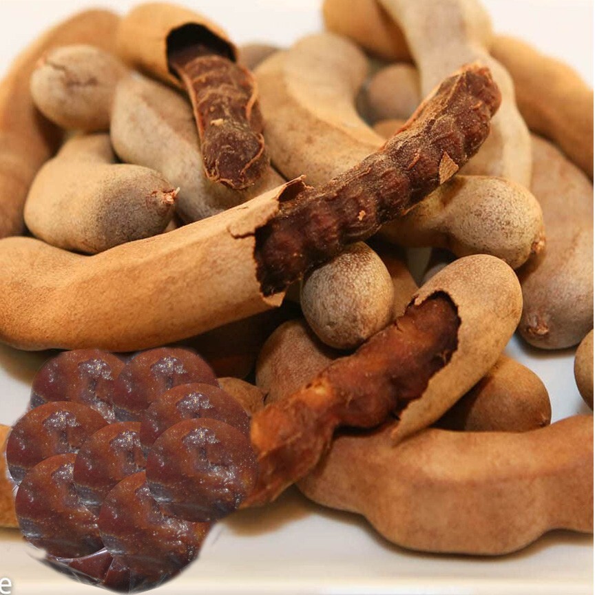 Ceylon Sun Dried Homemade Dietary Tamarind Paste With Seeds Fresh Healthy 50 g