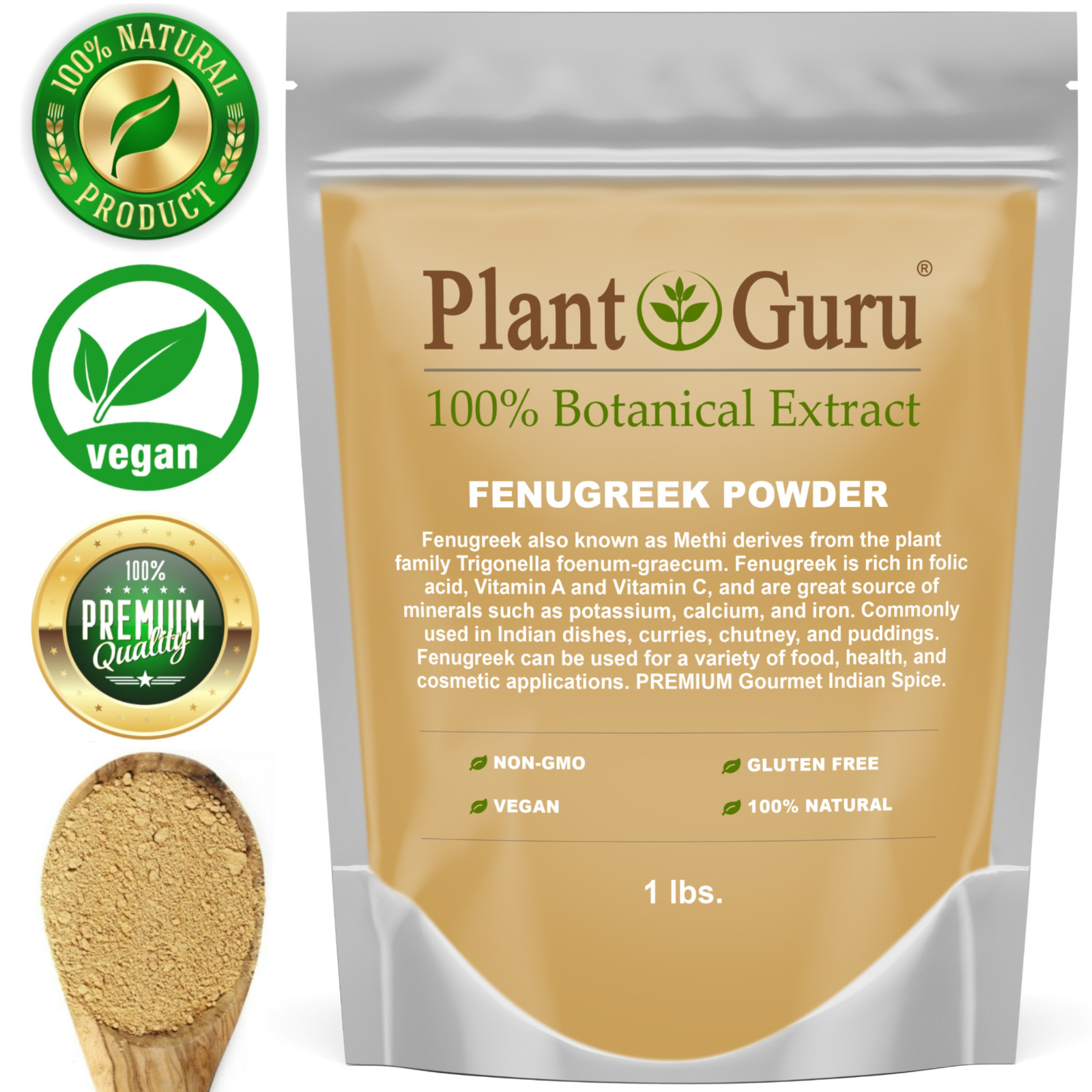 Fenugreek Seed Powder Non-GMO Ground Trigonella Foenum Graecum Bulk Methi