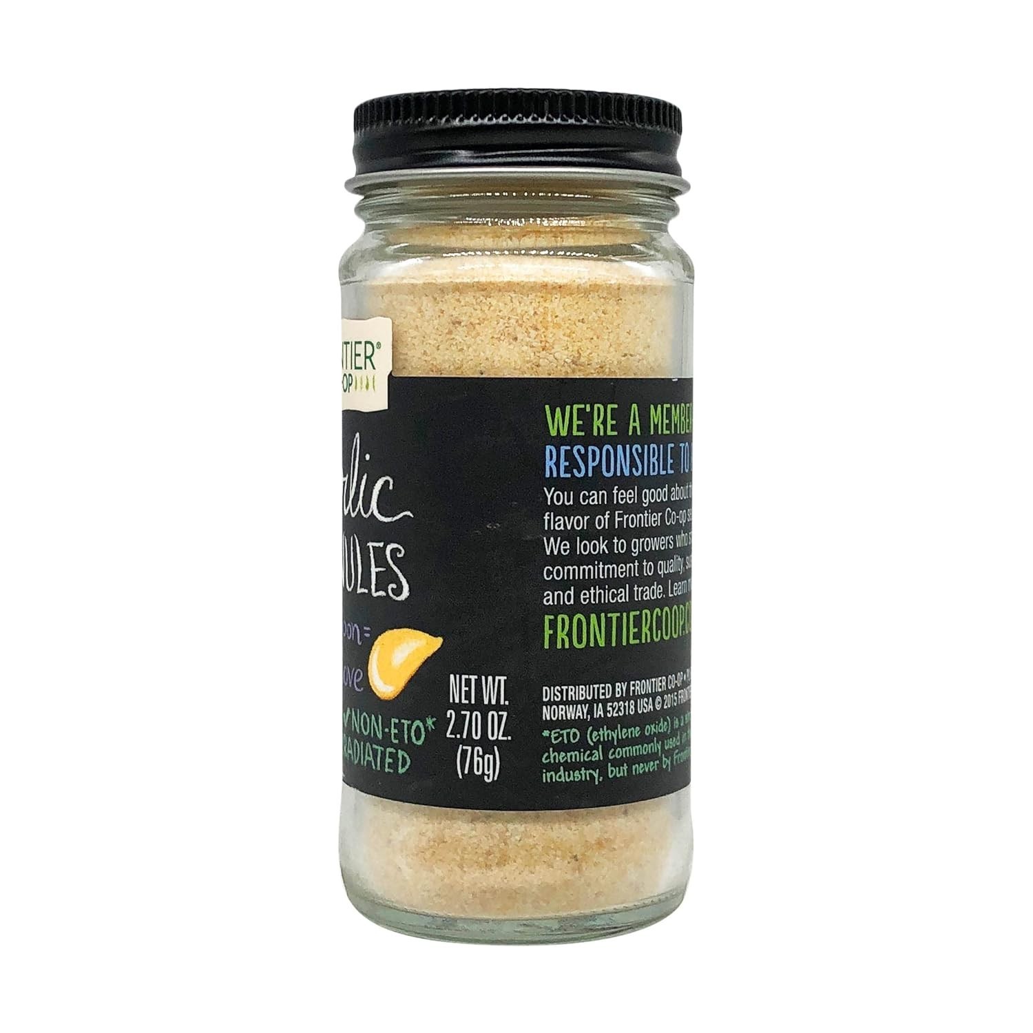 Organic Garlic Granules 2.70 oz – Flavorful Kosher Spice for Culinary Creations