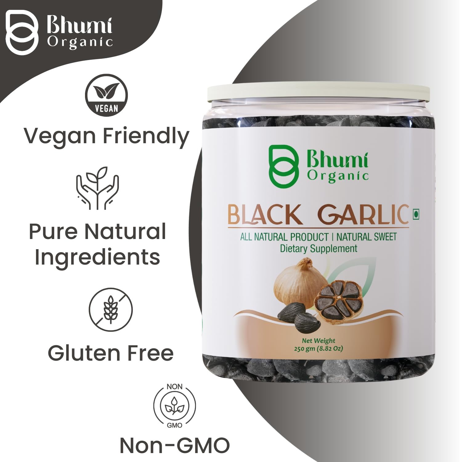 Bhumi Organic Black Garlic 100 Gram