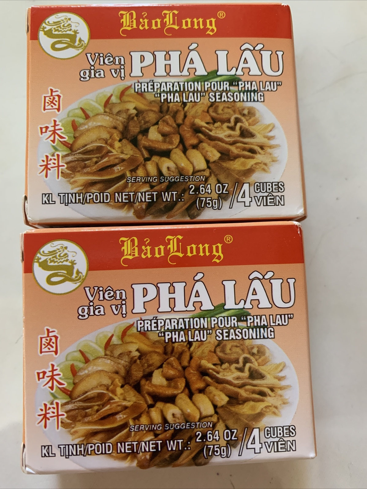 2pcs Bao Long Pha Lau Seasoning 2.64 oz ( 75g )