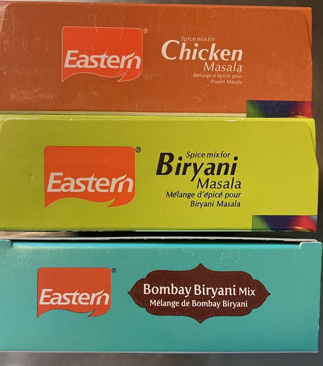 6-Pack Eastern Spice Mix For Bombay Biryani Masala Chicken Masala (3.5 oz Boxes)