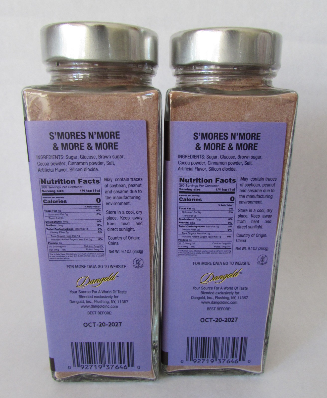 2 The Gourmet Collection S’mores N More Baking & Dessert Blend 9.1 oz each