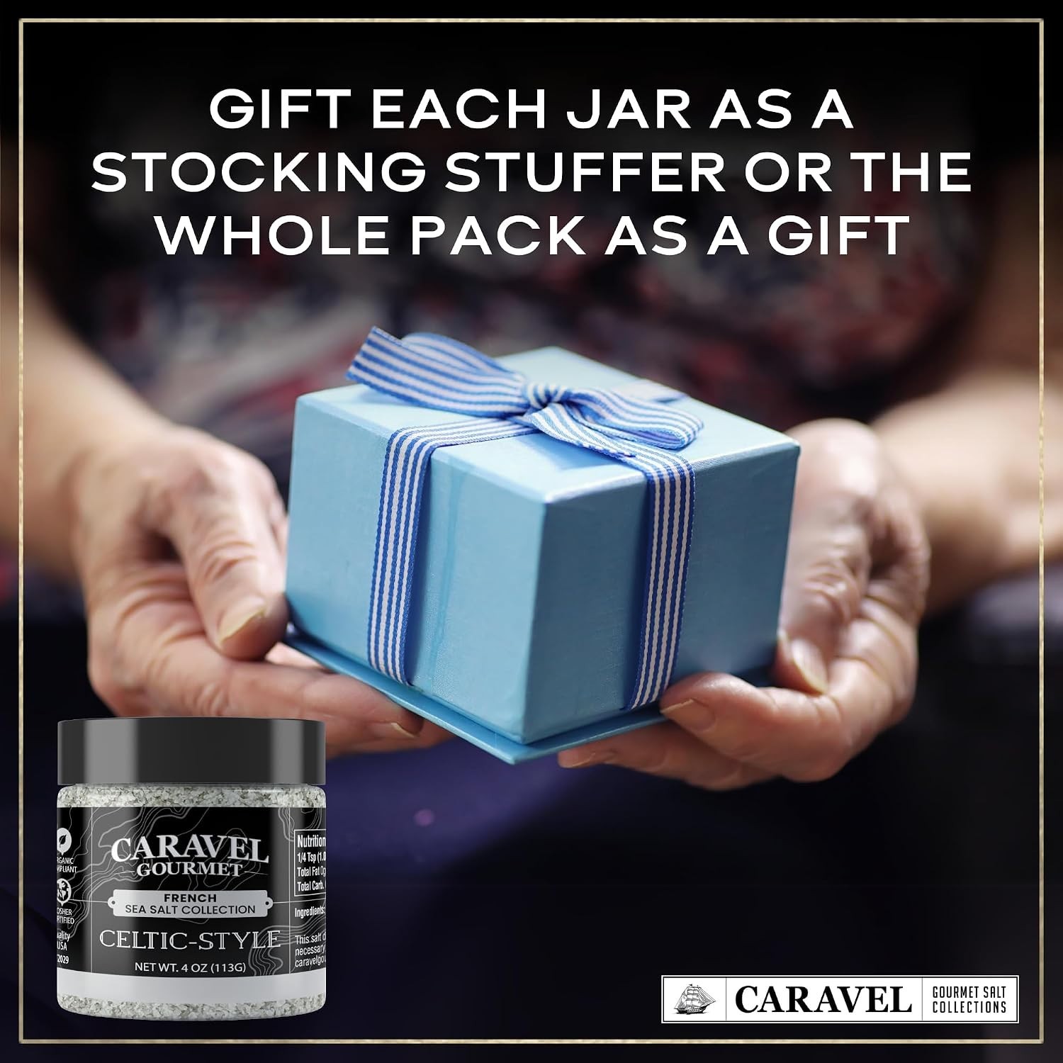 Natural Sea Salt Gift Bundle – French Grey, Pink Himalayan