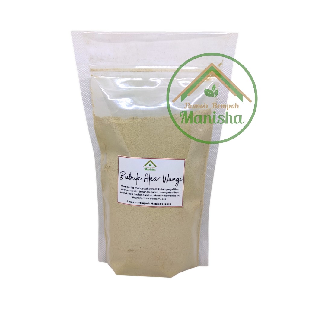 Vetiver Root Powder (Akar Wangi) 100g Herbal Culinary Spice Indonesia