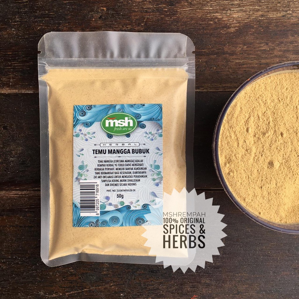 Curcuma Mangga Powder 50g herbal spice for infusion and cooking