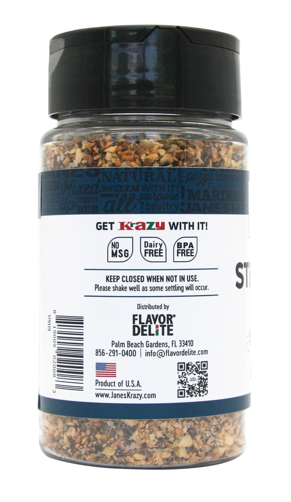 Jane’s Krazy Seasonings MixedUp Steakhouse Seasoning, 4 Ounce