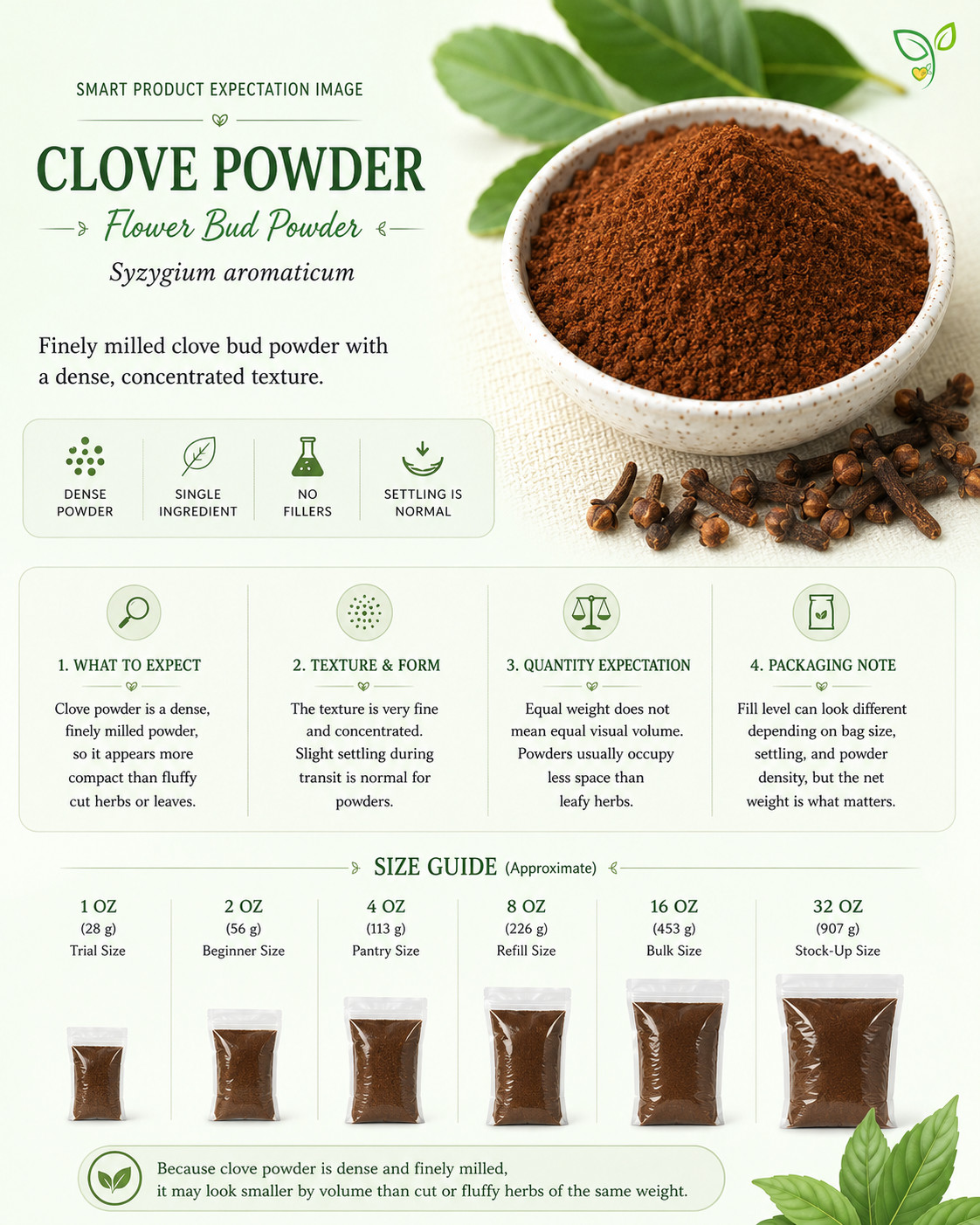 Whole Cloves Sri Lanka USDA Organic Kosher Aromatic Spice Bulk