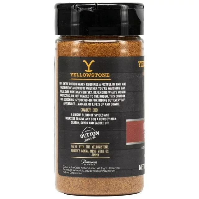 2x YELLOWSTONE @ COWBOY Seasoning & Rub Gluten Free @ 2x 150g/5.3oz