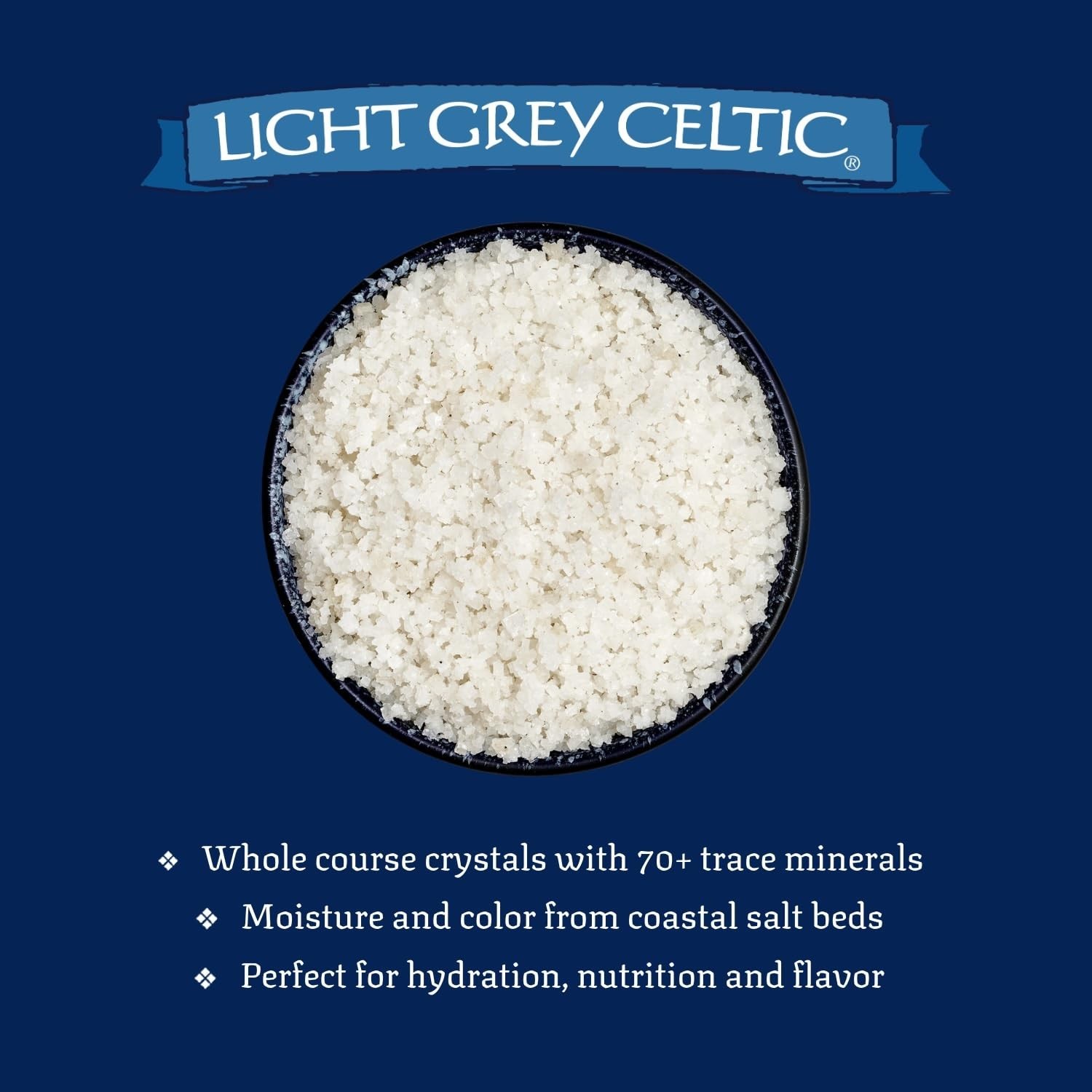 Kosher Celtic Sea Salt 1 lb – Natural, Additive-Free Mineral Blend for Cooking