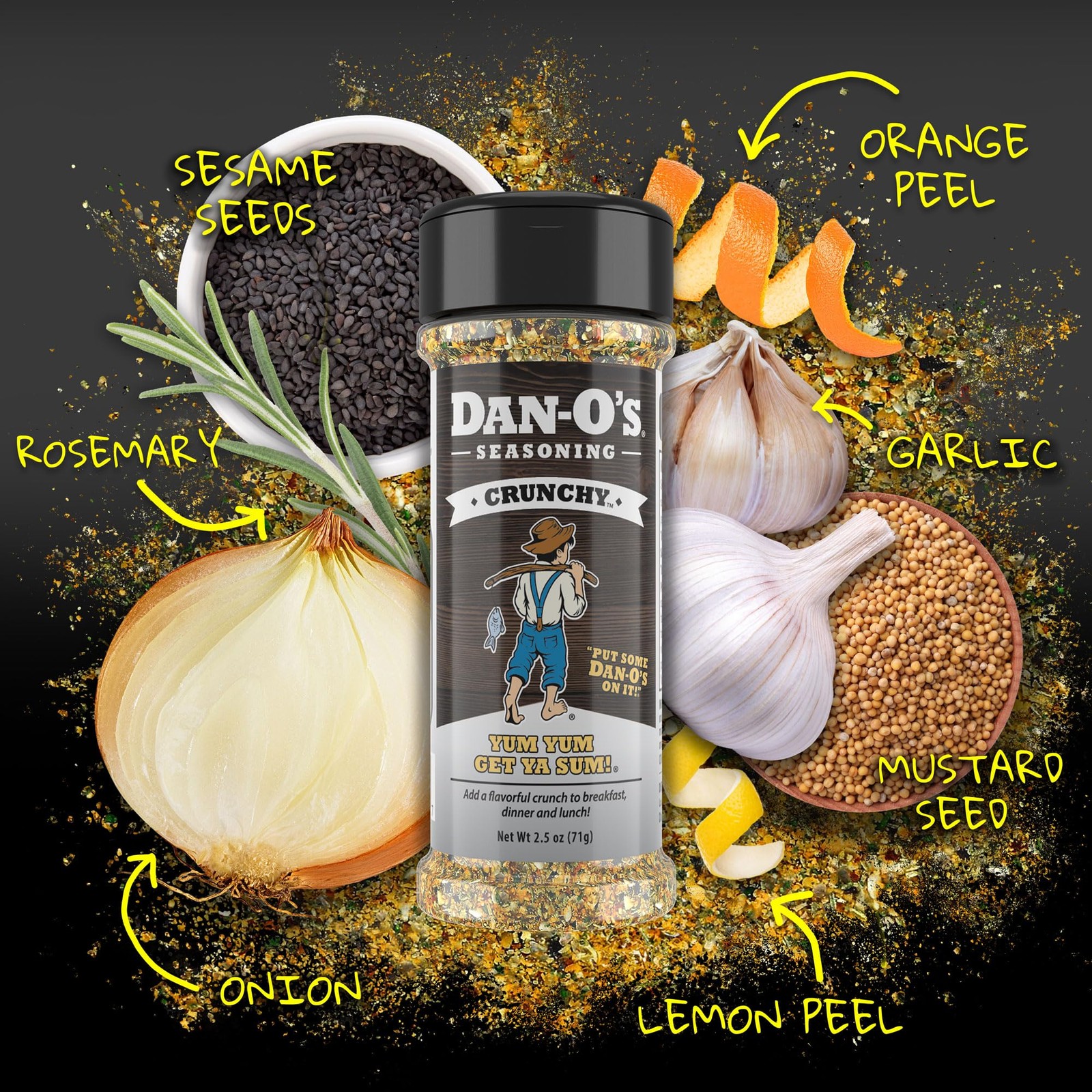 Dan-O’s 8 Bottle Seasoning Set, 8 Pack, Sugar Free, Zero Calorie, Seasoning Kit