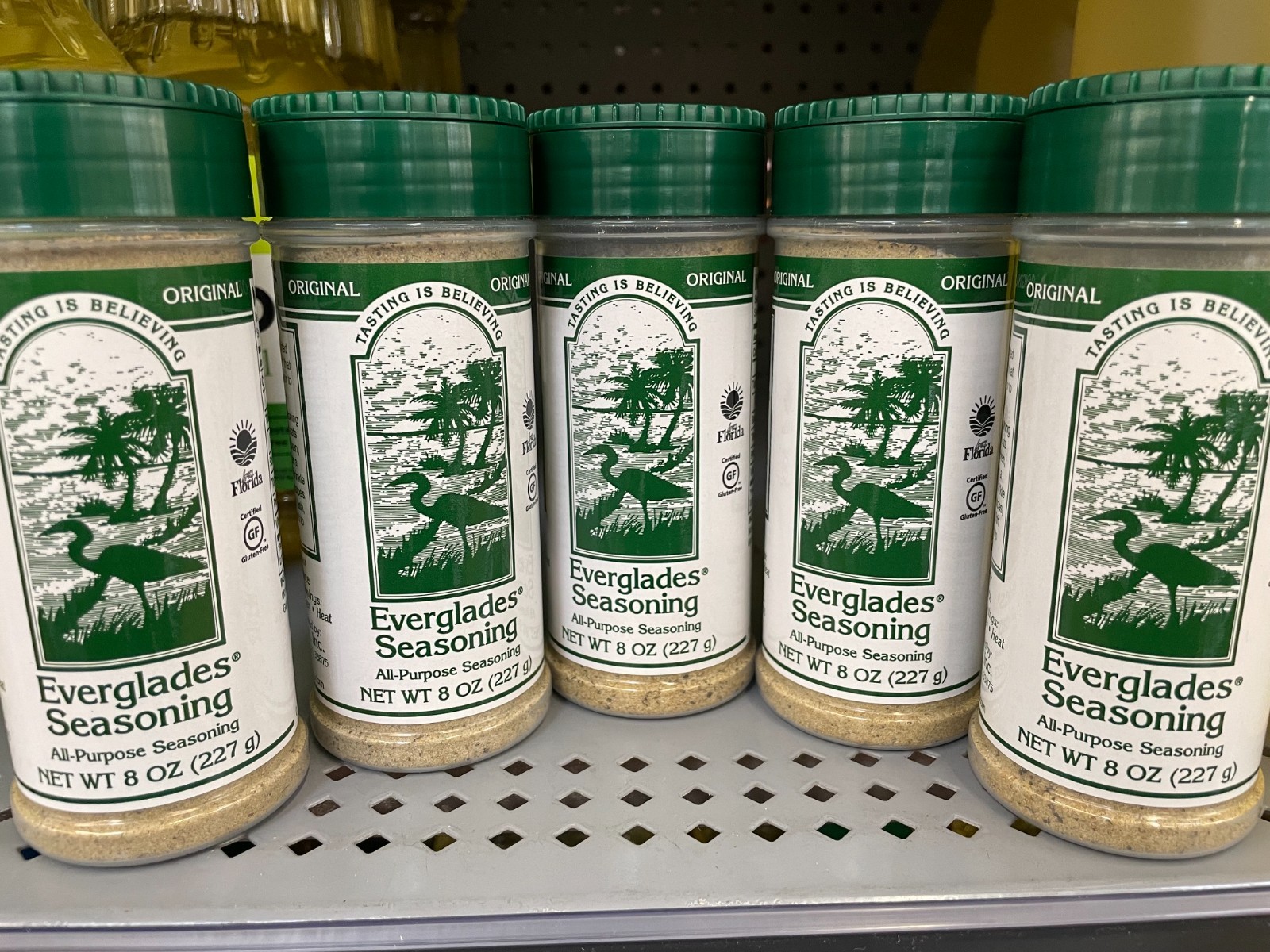 Everglades Seasoning Original All-Purpose 8 oz (5 Pack) Gluten-Free Southern