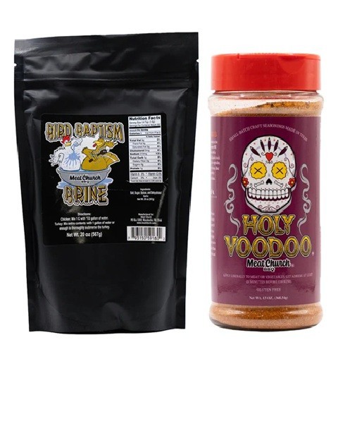 Meat Church Turkey Kit Combo – Brine + Holy Voodoo – BUY MORE & SAVE!!