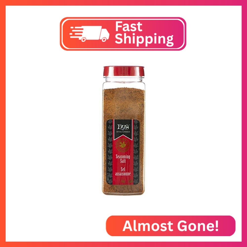 Hy’s Seasoning Salt, 1 Kilograms/35.27oz {Imported from Canada}