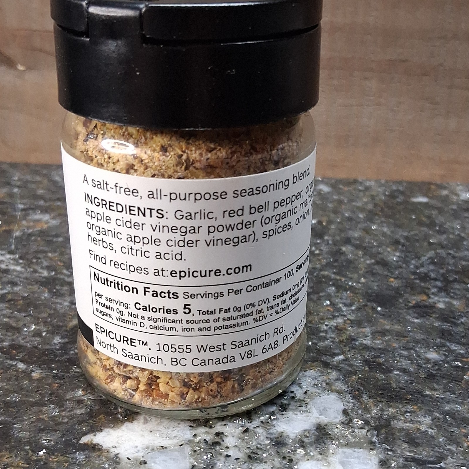 Epicure Red Garlic Topper Blend 80g Salt Free All Purpose Spice Mix Dried