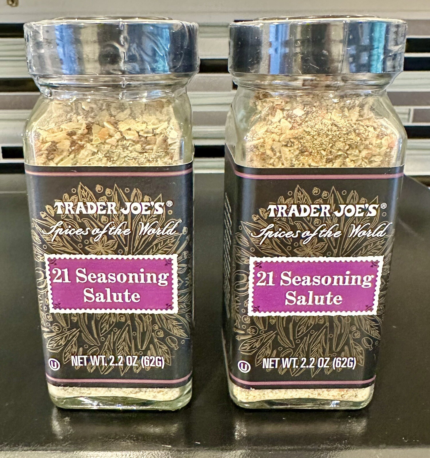 2 Pack Trader Joe’s 21 Seasoning Salute 2.2oz Each – New