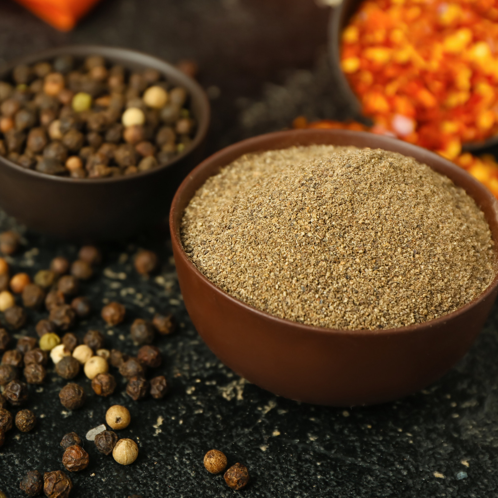 Organic Black Pepper Powder – Fine Uniform Grind Convenient Spice