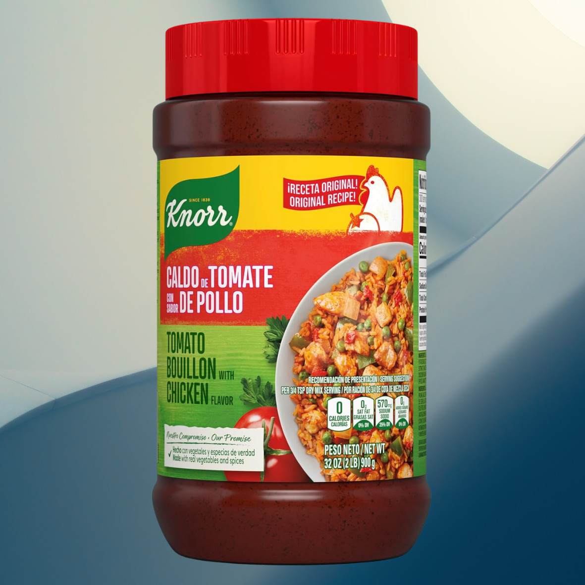 Granulated Tomato with Chicken Flavor Bouillon Powder, 32 Oz Jar