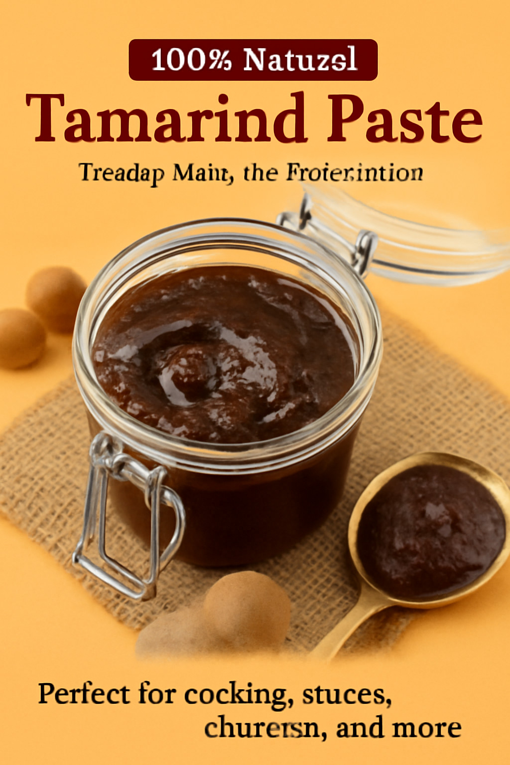 Tamarind Paste Without Seeds(ceylon)best 100%quality no preservative 50g