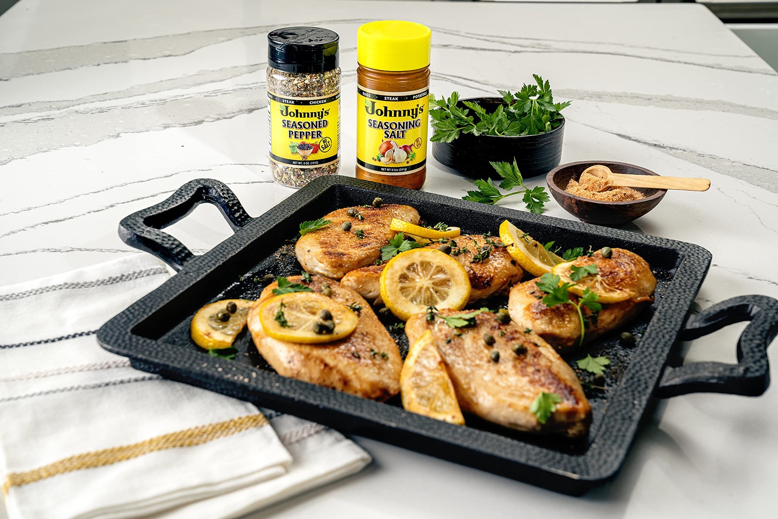 Johnny’s 5oz No Salt Seasoning Blend for Meats and Seafood Keto Friendly