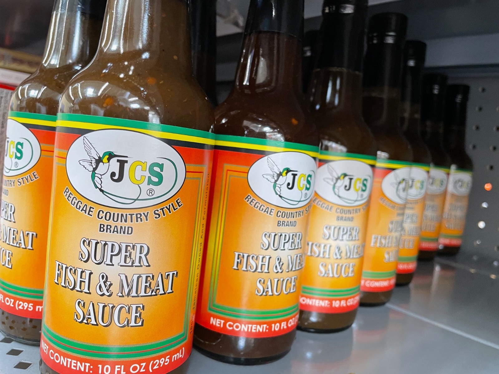 6 Pack JCS Jamaican Super Fish and Meat Sauce 10 oz Bottles – Reggae Style Carib