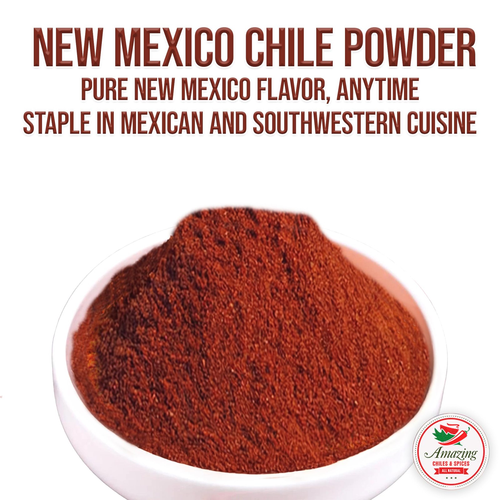 New Mexico Chili Powder (4oz) – Natural and Premium. 4 Ounce (Pack of 1)