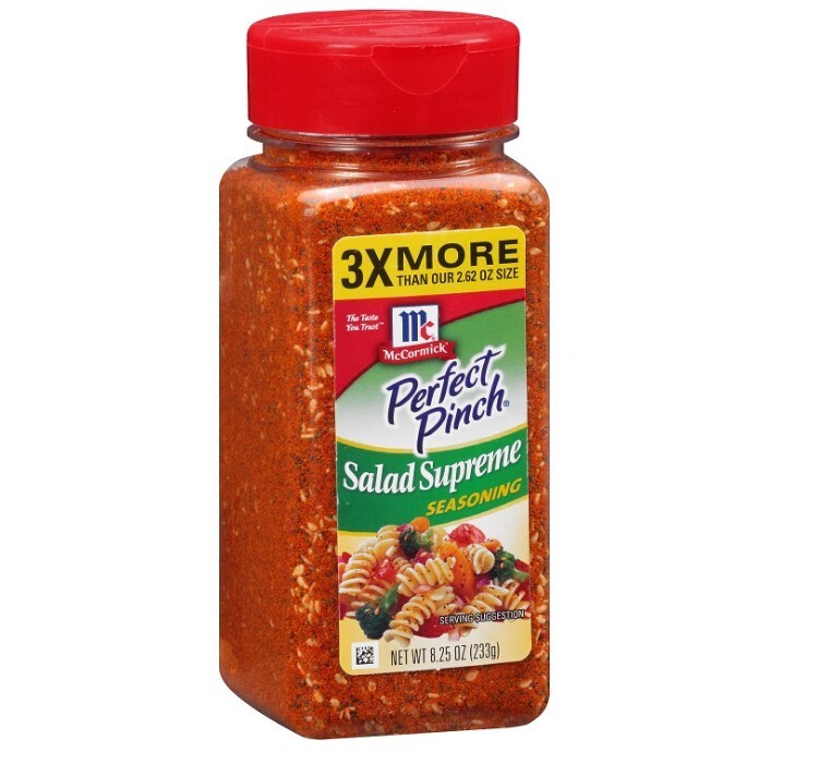 McCormick Perfect Pinch Salad Supreme Seasoning, 8.25 oz (Packaging May Vary)