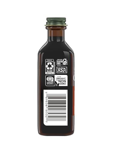 Organic Madagascar Vanilla Extract 4oz Pure Flavoring for Baking Cooking
